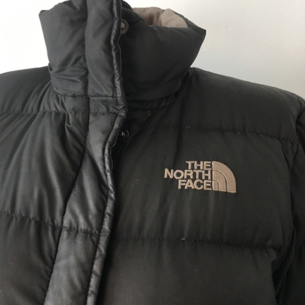 THE NORTH FACE Black Long Puffer Jacket Size Small - Picture 9 of 16